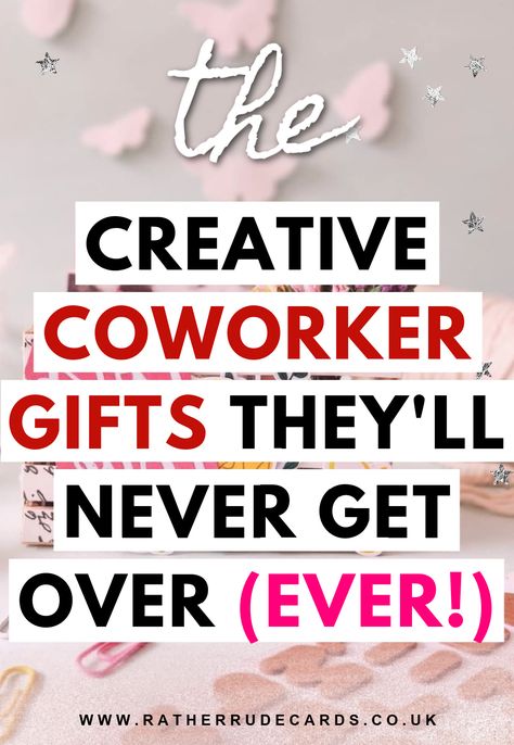 DIY creative coworkers gifts ideas for work colleagues gift ideas Work Retreat Gift Ideas, Gifts For Colleagues Farewell, Valentines Gifts For Office Staff, Staff Retreat Gift Ideas, Team Building Prizes Gift Ideas, Work Gift Ideas Employee Appreciation, Cricut Office Gifts, Valentine Employee Appreciation Ideas, Diy Valentine Gifts For Coworkers