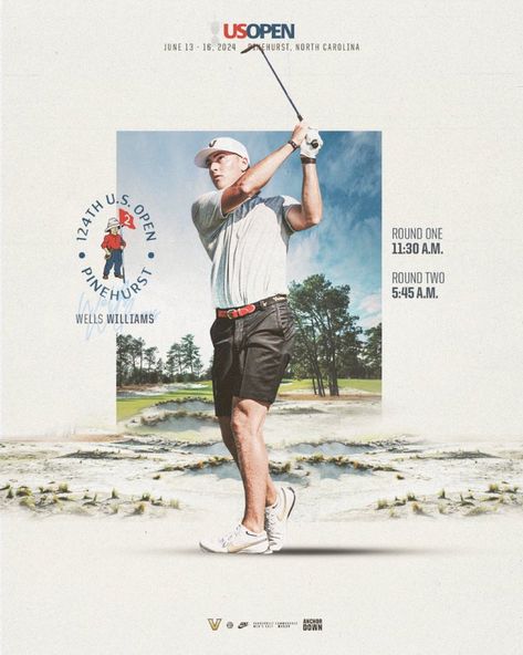 Athletic Graphic Design, Golf Social Media, Golf Graphic, Golf Graphic Design, Golf Design Graphic, Golf Magazine Layout Design, Golf Graphic Design Poster, Committed Sports Graphics, Sports Apparel Design