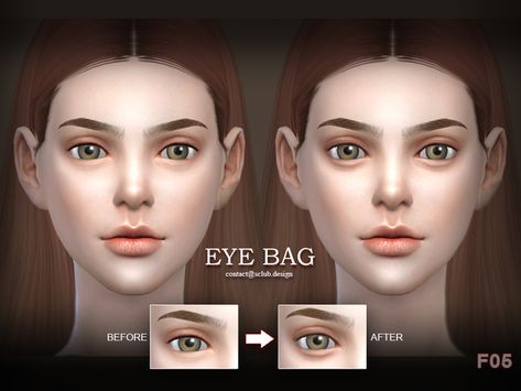 Sims 4 Under Eye Bags, Sims4 Cc Eye Bags, Sims 4 Cc Eye Bags, Sims 4 Cc Eyebag, Ts4 Eye Bags, Eye Bags Makeup, Sims4 Mod, Club Accessories, Cc Mods