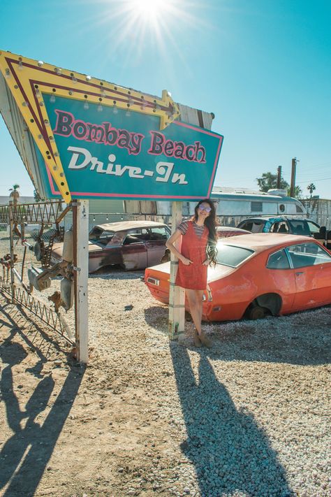 Bombay Beach : Shore of the Salton Sea » Leanna Rose Lifestyle Bombay Beach, Cabazon Dinosaurs, Salvation Mountain, Luxurious Resort, Beach Shore, Salton Sea, Abandoned Ships, Indie Art, Bbq Pit