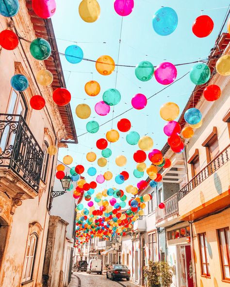 Urban Art Installation, Asian Festival, Umbrella Street, Solo Travelling, Pretty Balloons, Painted Staircases, Colorful Umbrellas, Colorful Places, Umbrella Art