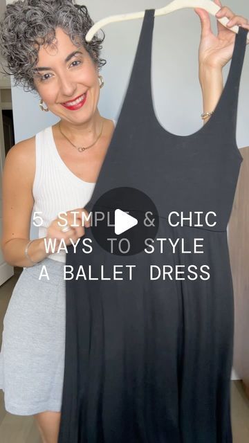 GRAZIA | DAILY STYLE INSPO on Instagram: "5 SIMPLE AND CHIC WAYS TO STYLE A BALLET DRESS // By request! When I bought this dress a couple weeks ago I didn’t think I would be living it! 😁 Apparently you all love it too and wanted more ways to style it, so here are 5 for you. It’s so comfortable you might find yourself never taking off - don’t say I didn’t warn you!
.
Dress and outfits (and similar) linked for you in l t k ✨
.
.
.
#target #targetstyle #waystowear #outfitideas #balletdress" Ballet Dress Outfit, Black Dress Coverups, Ballet Dress, Tank Top Dress, Fashion And Beauty Tips, Target Style, Next Clothes, Refashion Clothes, Daily Fashion