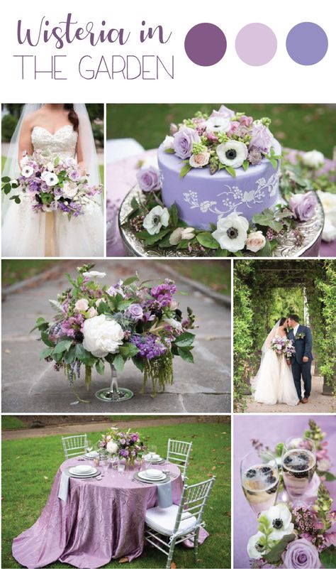 Wisteria Enchanted Garden Wedding Inspiration #lavenderweddingbouquet #lavenderroseweddingbouquet #lavenderweddingcake #lavenderweddingideas #shadesofpurplewedding #secretgardenwedding #enchantedgardenwedding #lavenderweddingtable #wisteriawedding #wisteriaweddingbouquet Lavender Purple Wedding, Peach Wedding Colors, Wisteria Wedding, Amazon Wedding, Purple Wedding Inspiration, Diy Wedding On A Budget, Popular Wedding Colors, Wedding Color Combos, Purple Wedding Theme