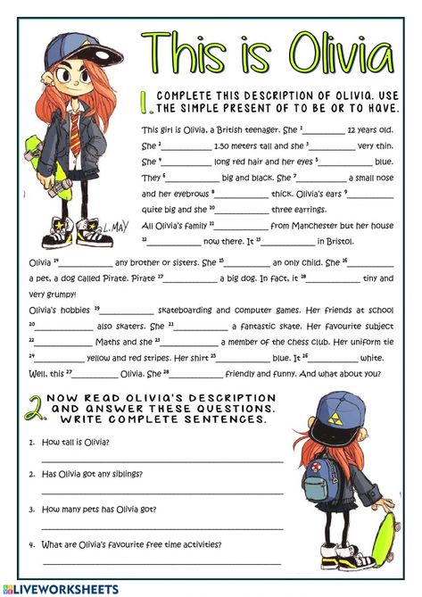 To be or to have interactive and downloadable worksheet. You can do the exercises online or download the worksheet as pdf. Have Got Worksheet, Esl Materials, Practice English, Free Preschool Worksheets, Verb Worksheets, English Worksheets For Kids, English As A Second Language (esl), Grammar And Vocabulary, Free Preschool