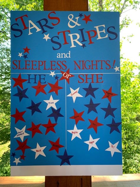 What Will Our Little Firecracker Be, Red White And Due Gender Reveal Party, 4th Of July Gender Reveal Party, Patriotic Gender Reveal, Firework Gender Reveal Party, 4th Of July Gender Reveal, Red White And Due, Firework Gender Reveal, Gender Reveal Dessert