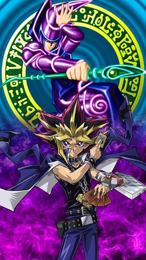 Yugioh Wallpaper, Atem Yugioh, Yu Gi Oh Anime, Yugioh Collection, Dragon Wallpaper Iphone, Yugioh Yami, Dark Wizard, Joker Artwork, Yugioh Monsters