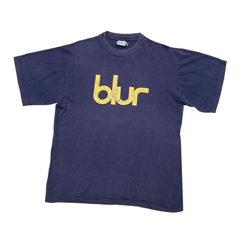 Vintage 1999 Blur '13' album promo vintage t-shirt,... - Depop Blur Band T Shirt, Graphic Band Tee Outfit, Blur Band Logo, Football Casual Clothing, Band Tee Outfits, Album Logo, Blur Band, Graphic Band Tees, 90s Tees