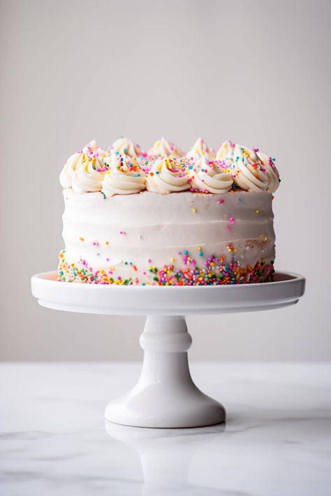 Dairy Free Baking Recipes, Layered Ice Cream Cake, Vegan Buttermilk, Dairy Queen Ice Cream Cake, Vegan Vanilla Cake, Homemade Ice Cream Cake, Homemade Hot Fudge, Dairy Free Baking, Ice Cream Cake Recipe