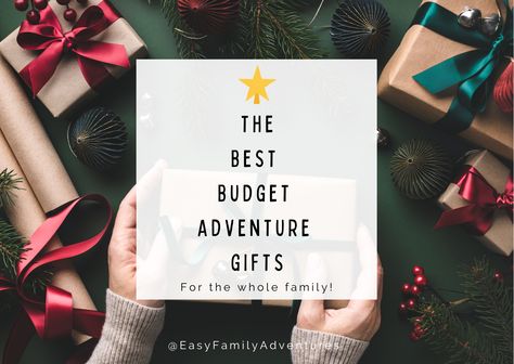 This is NOT a list of extreme stuff for Proper Adventurous People. It’s for average families looking to have more fun and make memories, on an average budget. Lots of these ideas can be stocking fillers or main gifts, but they aren’t your high-tech big brand suggestions. These are real things you can use.

Here it is! The best gifts for mum, dad, and the kids to help you have even better adventures together in the new year. Family Adventure Ideas, Best Gifts For Mum, Adventurous People, Adventure Ideas, More Adventures, Adventure Gifts, Best Budget, Family Adventure, Stocking Fillers