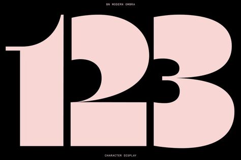 Ombra Is A Font That’s Bound To Inspire Artistic Ambitions – PRINT Magazine Chunky Font, Geometric Font, Futuristic Fonts, Typography Branding, Typography Love, Graphic Design Fonts, Cute Fonts, Typeface Design, Geometric Circle