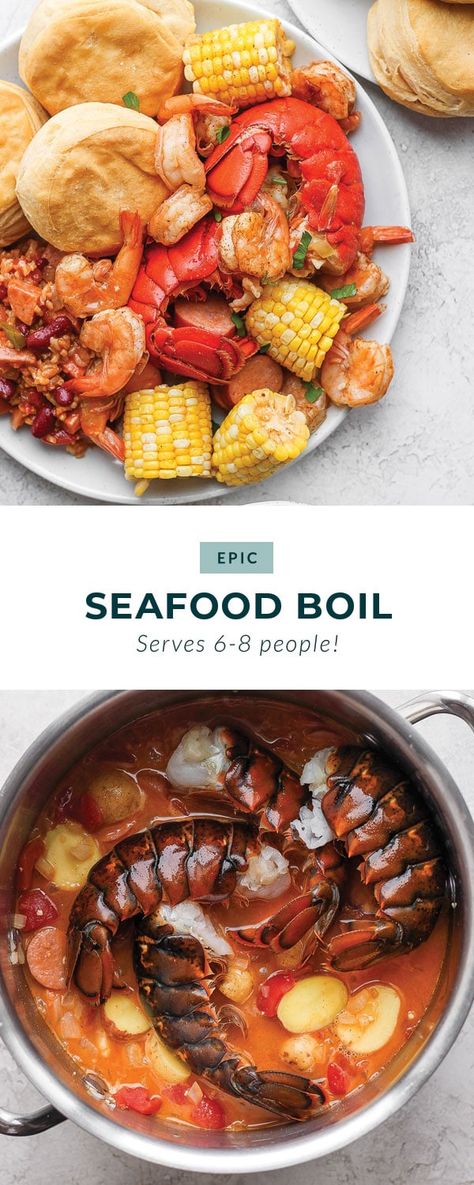 Easy Seafood Boil, Low Country Boil Recipe, Seafood Boil Recipe, Cajun Seasoning Recipe, Seafood Boil Party, Boiled Dinner, Prawn Dishes, Homemade Cajun Seasoning, Seafood Boil Recipes