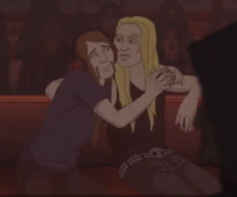 Metal Apocalypse, Toki Wartooth Pfp, Metalocalypse Matching Pfp, Toki X Skwisgaar, Toki Metalocalypse, Skwisgaar Skwigelf Icon, Toki And Skwisgaar, Metalocalypse Pfp, Toki Metalocalypse Fanart