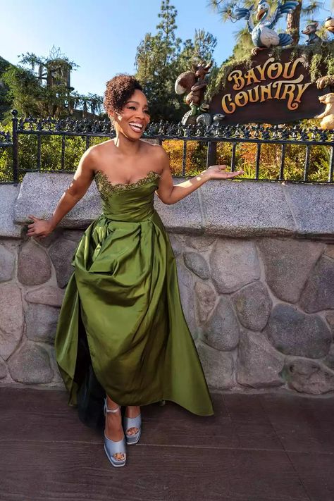 Anika Noni Rose Gets Emotional About Disneyland's New Princess Tiana Ride (Exclusive) Anika Noni Rose, Tiana Princess And The Frog, Black Disney Princess, Cruise Ship Wedding, Tiana Princess, Disneyland Princess, Rose Got, Ship Wedding, Tv Sport