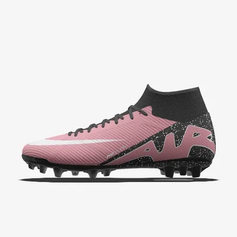 Nike Mercurial Superfly 9 Academy By You Custom Firm-Ground Soccer Cleats Soccer Asthetic Cleats, Pink Nike Soccer Cleats, Custom Cleats, Purple Cleats Nike Soccer, Soccer Cleats Nike Mercurial, Soccer Poses, Soccer Cleats Nike Mercurial Superfly, Nike Zoom Mercurial Superfly 9 Elite Fg, Nike Mercurial