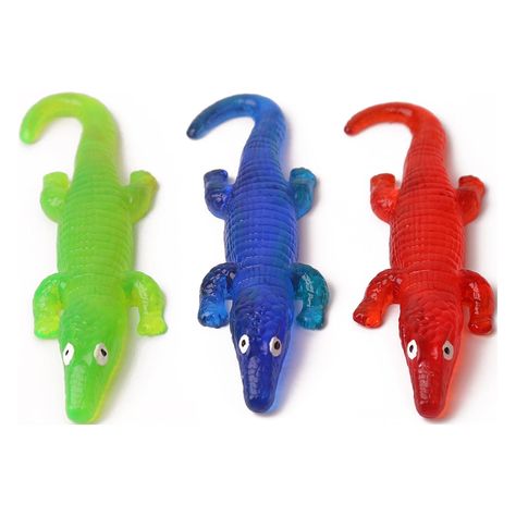 Buy 3 Sticky Stretchy Crocodiles, Way to Celebrate Party Favors, TPR Material, 3 Pieces at Walmart.com Crocodile Birthday Party Decorations, Crocodile Birthday Party, Crocodile Birthday, Crocodile Party, Animal Party Favors, 6th Birthday, Birthday Shopping, 10th Birthday, Animal Party