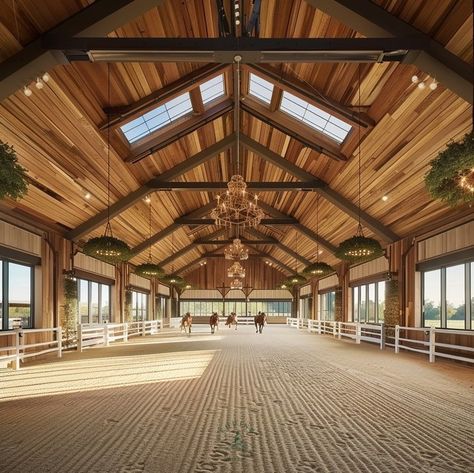 Horse Barn Exterior, House With Stables, Ranch Architecture, Luxury Horse Stables, Horse Yard, Luxury Horse Barns, Dream Barn Stables, Equestrian Barns, Horse Barn Ideas Stables