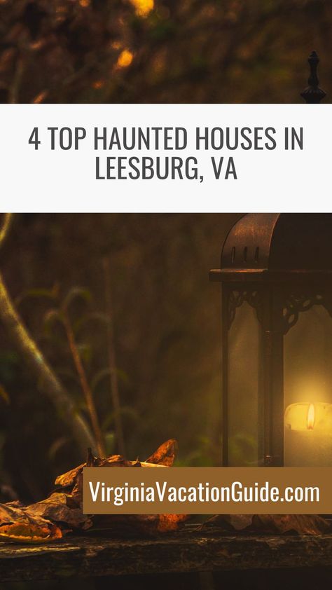 Best Haunted Houses, Virginia Vacation, Leesburg Virginia, Halloween Events, Virginia Travel, Special Halloween, Haunted Houses, Halloween Event, Walking Tour