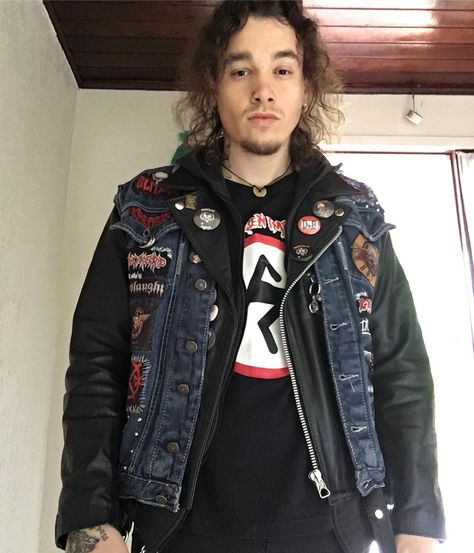 Metalhead Fashion Men, Metalhead Outfits Men, Metalhead Outfit Men, Metal Head Outfits Men, Metal Head Outfits, Metalhead Outfits, Metalhead Aesthetic, Thrasher Outfit, Metalhead Fashion