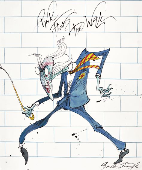 scarfe, gerald the teacher ||| art ||| sotheby's l17417lot9d2jqen Pink Floyd Artwork, Gerald Scarfe, Pink Floyd Wallpaper, Pink Floyd Tattoo, Pink Floyd Albums, Pink Floyd Art, Richard Williams, Pink Floyd Wall, Greatest Rock Bands