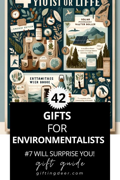 Gifts for Environmentalists Diy Eco Friendly Gifts, Cottagecore Christmas Gifts, Earthy Gifts Ideas, Nature Lover Gifts, Nature Gift Ideas, Outdoorsy Aesthetic, Sustainable Gift Ideas, Forest Gift, Nature Gifts