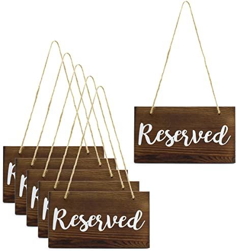 Signs For Weddings, Reserved Wedding Signs, Bar Events, Shabby Chic Theme, Custom Street Signs, Reserved Seating, Jute Hanging, Wooden Wedding Signs, Family Wall Decor