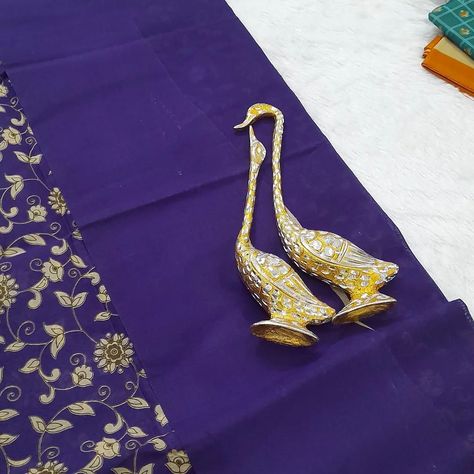 *****Soldout****** Brinjal colour cotton printed saree Price 199+$ #sarees #onlineshopping Purple Handloom Saree For Celebration, Unstitched Traditional Purple Saree, Nine Yards Saree Tamil, Cotton Printed Saree, Purple Unstitched Cotton Silk Saree, Purple Semi-stitched Cotton Silk Saree, Printed Saree, Printed Sarees, Saree