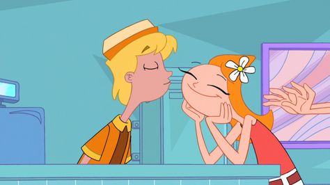 PHINEAS AND FERB Phineas And Ferb Isabella Whatcha Doin, Candice From Phineas And Ferb, Candice And Jeremy, Candace Phineas And Ferb, Candace And Jeremy, Movie Canvas Painting, Candace Flynn, Phineas E Ferb, Phineas Y Ferb