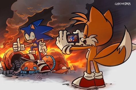 Sonic And Tails, Sonic Funny, Sonic Fan Characters, Sonic 3, Sonic Franchise, Blue Hedgehog, Sonic Adventure, Hedgehog Art, Sonic And Shadow