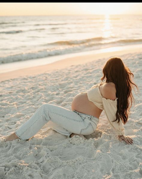 Solo Beach Maternity Photos, Beach Maternity Photos Mom Only, Maternity Beach Photoshoot, Pregnancy Photoshoot Beach, Maternity Shoot Beach, Couple Maternity Poses, Beach Maternity Pictures, Maternity Photography Beach, Family Maternity Pictures