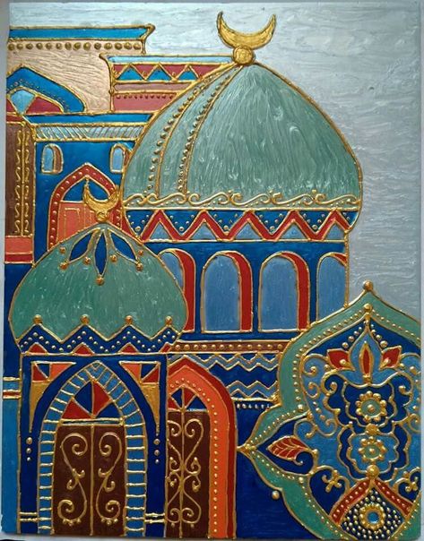 Pin by jo schaar on Kunst in 2022 | Mughal art paintings, Female art painting, Folk art painting Moroccan Art Painting, Painting Islamic Art, Painting Islamic, Painting Folk Art, Middle Eastern Art, Mughal Art Paintings, Glass Painting Patterns, Arabian Art, Mughal Art