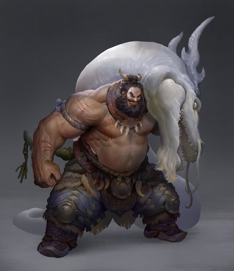 Game Character Concept Art, Pathfinder Rpg Characters, Fat Character, Dungeons And Dragons Races, Creature Artwork, 다크 판타지, Fat Man, Concept Art Character, Dungeons And Dragons Characters