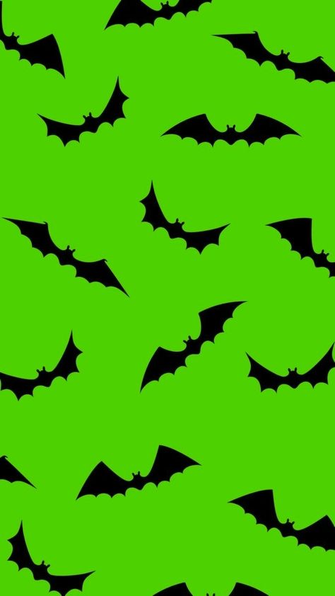 Bats Background, Halloween Green Wallpaper, Green Halloween Wallpaper, Green Halloween, Pretty Screensavers, Halloween Backrounds, Beauty Background, Halloween Wallpaper Iphone Backgrounds, Seamless Wallpaper