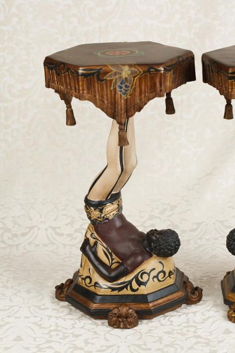 Venetian Furniture, Art Nouveau Furniture, Pedestal Stand, Antique Perfume Bottles, African Decor, European Antiques, Antique Perfume, Africa Art, Luxe Interiors