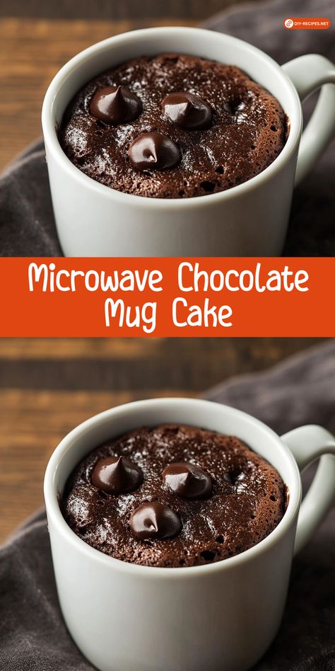 Satisfy your sweet tooth with this Microwave Chocolate Mug Cake! Ready in under 2 minutes, it’s the ultimate quick dessert fix. Choc Mug Cake Microwave, Easy Chocolate Mug Cake Microwave, Microwave Chocolate Pudding Cake Nyt, Cake In A Mug Chocolate, Mug Muffin Recipe Microwave, 5 Minute Mug Cake, Recipe Mug Cake, Microwave Cake Recipe Easy, Healthy Chocolate Mug Cake Microwave