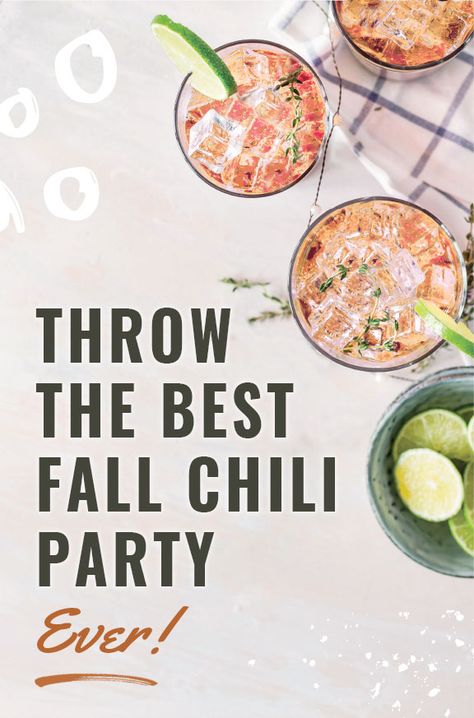 Outdoor Chili Bar, How To Host A Chili Party, Outdoor Fall Chili Party, Fall Chili Party, Chili Supper Party Ideas, Desserts For Chili Party, Chili Party Bar, Chili Themed Party, Chili Night Party