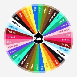 Color Wheel Wheel Of Color, Random Color Palette Generator, Spin The Wheel Gacha Oc, Oc Spin The Wheel, Spin The Wheel Oc Challenge, Hair Colour Wheel, Color Palette Wheel, Eye Color Wheel, Spin The Wheel Design