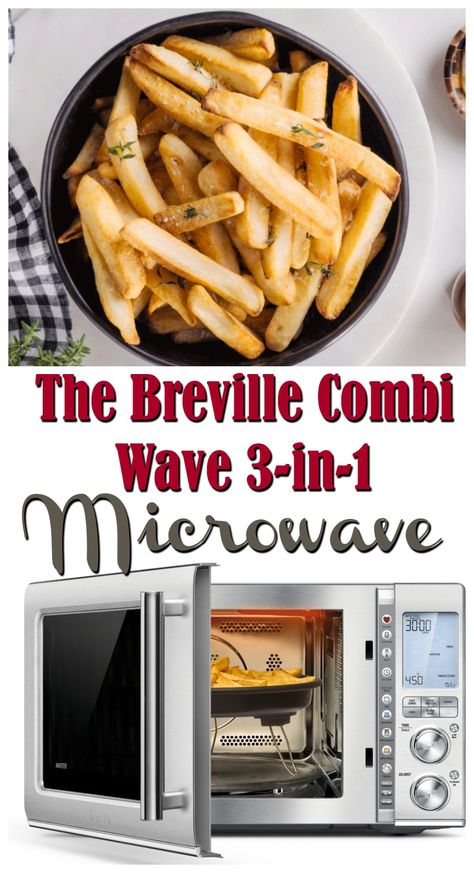 Check out the NEW Breville Combi Wave 3-in-1 Microwave! This amazing combination Microwave Air Fries AND is a convection oven! Get yours now at Best Buy Combi Microwave Recipes, Breville Combi Wave Microwave 3 In 1, Breville Combi Wave Microwave 3 In 1 Recipes, Breville Combi Wave 3 In 1 Recipes, Breville Microwave, Combi Recipes, Breville Oven, Air Fries, Combi Oven