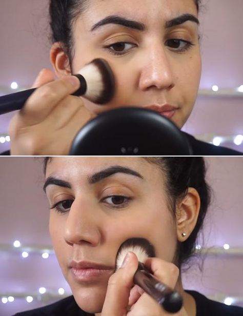 How To Apply Foundation Correctly Step By Step, Best Way To Apply Foundation, Facial Care Anti Aging, Best Powder Foundation, Foundation Tutorials, Loreal Paris Makeup, Applying Foundation, Pressed Powder Foundation, Foundation For Oily Skin