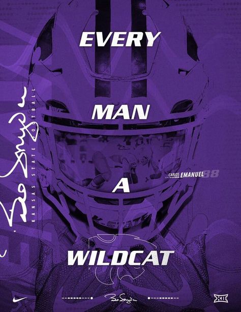 KSU! 💜 Kansas State Wildcats Wallpaper, Kansas State Football, Ksu Wildcats, State Posters, Kansas State University, Helpful Things, Kansas State Wildcats, Kansas State, Poster Ideas