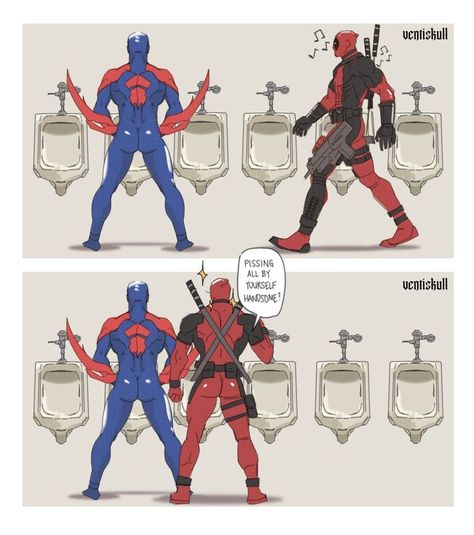 Miles Morales Icon, Wholesome Comics, Deadpool X Spiderman, Spider Man 2099, Deadpool Funny, Spaider Man, Deadpool And Spiderman, Miguel O Hara, Rwby Comic