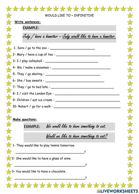 Infinitive Worksheet, To Infinitive, Complete Subject And Predicate, Kinds Of Sentences, Subject And Predicate, Basic Grammar, Superlative Adjectives, English Exercises, English Activities