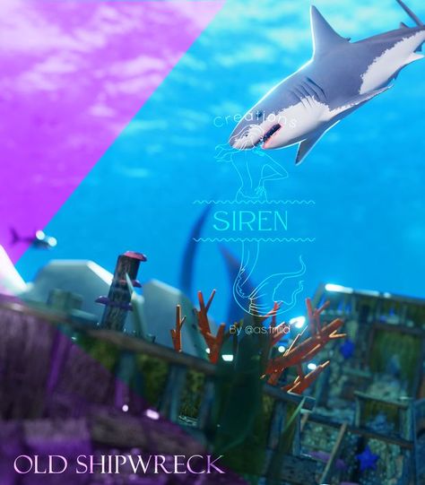 Blender Scene Sims 4, Blender Scene, Sims 4 Cc Finds, Marine Animals, Shipwreck, The Sims4, Graphic Design Tutorials, Design Tutorials, Wonders Of The World