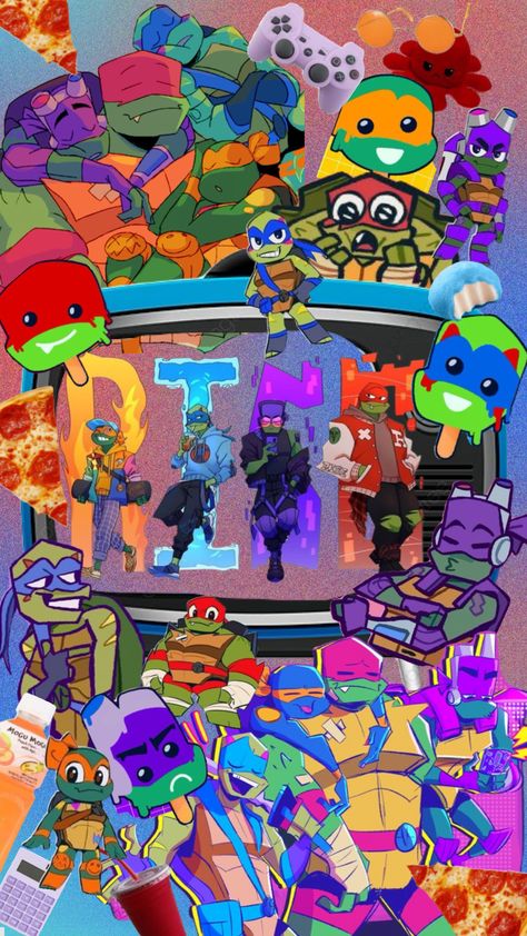 Tmnt Wallpaper, Turtle Wallpaper, Tmnt Characters, Turtle Tots, Ninja Turtles Funny, Tmnt Artwork, Tmnt Turtles, Teenage Mutant Ninja Turtles, Teenage Mutant Ninja