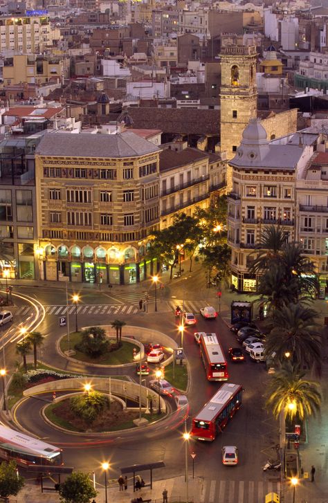 Valencia, Spain - Plaza de la Reina, the old city centre Valencia Old Town, Valencia City, Valencia Spain, Salou, Benidorm, Spain And Portugal, City Centre, Spain Travel, Old City