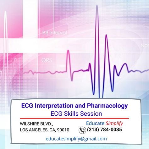 Educate Simplify offers a classroom-based ECG & Pharmacology certification in Los Angeles. Call: (213) 784-0035 Email: educatesimplify@gmail.com Register Today: https://educatesimplify.com/ecg-interpretation-and-pharma-course/ See you in class!... Ecg Interpretation, American Heart Association, Pharmacology, A Classroom, Training Center, Pediatrics, See You, Neon Signs, Angeles