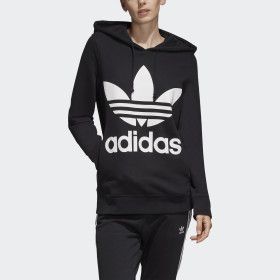 Adidas Trefoil Hoodie, Pants Adidas, Womens Adidas, Adidas Shoes Women, Adidas Originals Women, Adidas Trefoil, Rene Caovilla, Adidas Fashion, Sweatshirt Fabric