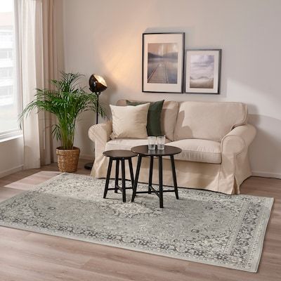 Vedbäk Rug, Ikea France, Interior Ikea, Floral Pattern Rug, Affordable Rugs, Professional Carpet Cleaning, Extra Large Rugs, Traditional Furniture, Soft Carpet