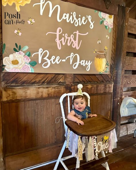 Sweet Maisie’s first Bee-Day was buzzing with precious details! 🐝 From the bee hive theme to the charming décor, every little touch made this celebration extra special. We loved creating the perfect custom banner to bring her vision to life. Check out these adorable photos that captured all the sweetness of the day! #firstbeeday #firstbirthday #firstbeedaycookies #firstbirthdayideas Happy First Bee Day, First Bee Day Party, First Bee Day, Bee Day, Custom Banner, Custom Banners, The Bee, Bee Hive, Our Love