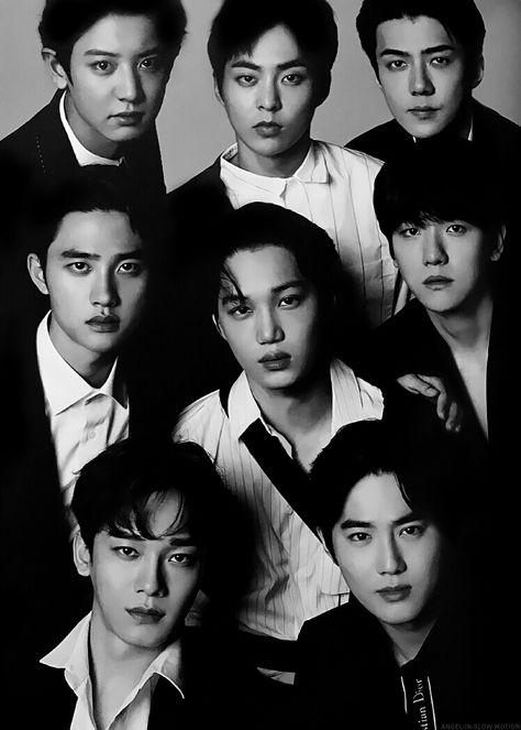 Exo Group, Exo Background, Exo Album, Exo Lockscreen, Exo Korean, Exo Kyungsoo, Exo Xiumin, Exo Do, Kim Jongdae