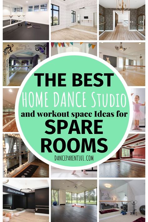 Home Ballet Studio, Dance Room Decor, Home Pilates Studio, Exercise Space, Dance Studio Design, Home Dance Studio, Gymnastics Room, Workout Room Home, Room Boy